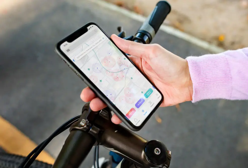application GPS vélo